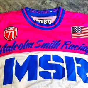 Vintage Malcolm Smith jersey MX XC racing gear riding Legend 71 moto fits like M